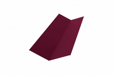 Планка ендова нижняя 250x250x2000 (бордовый)
