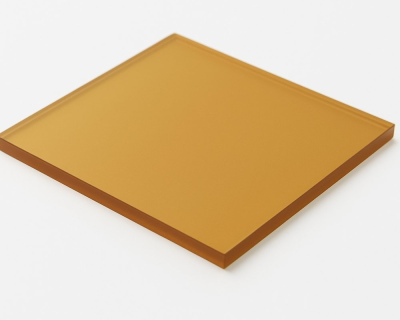 Монолитный поликарбонат 3 мм 2050х3050 коричневый (терракотовый)