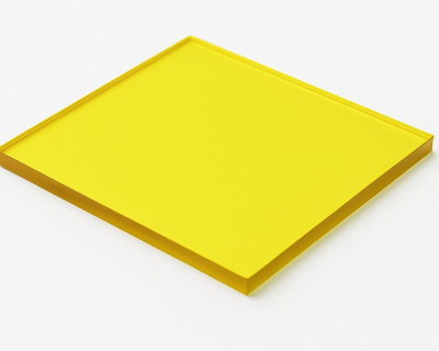 Монолитный поликарбонат 3 мм 2050х3050 желтый
