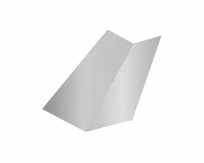 Планка ендова нижняя 250x250x2000 оцинкованная