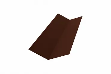 Планка ендова нижняя 250x250x2000 (коричневый)