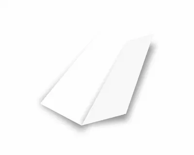 Планка ендова нижняя 250x250x2000 белая