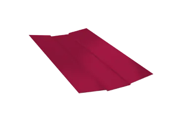 Планка ендова верхняя 200x200x2000 (бордовый)