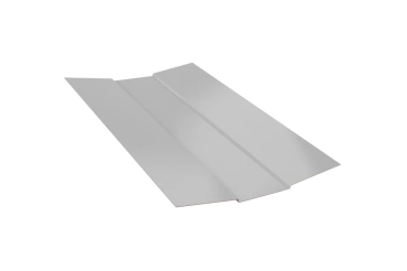 Планка ендова верхняя 130x90x2000 (серый)