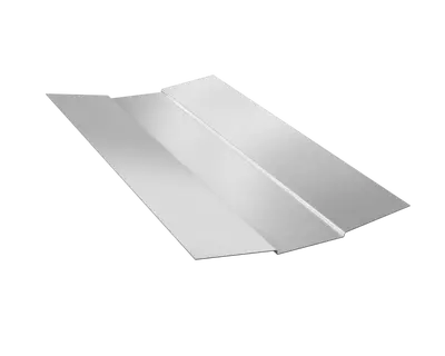 Планка ендова верхняя 130x90x2000 оцинкованная