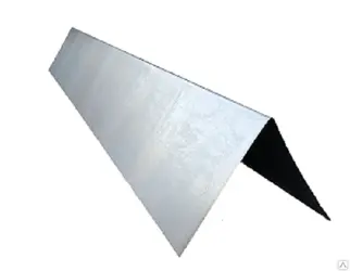 Планка конька плоского 150x150x2000 оцинкованный
