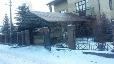 Двухскатный навес 6х4