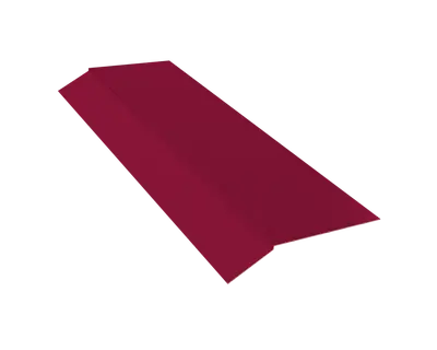 Карнизная планка для кровли 75x70x2000 (бордовый)
