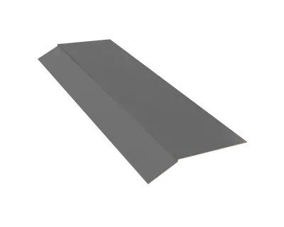 Карнизная планка для кровли 75x70x2000 графитовый