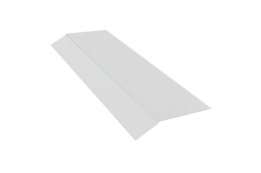 Карнизная планка для кровли 75x70x2000 белая