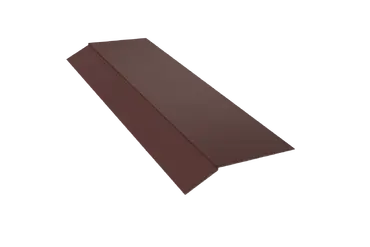 Карнизная планка для кровли 75x70x2000 (коричневый)