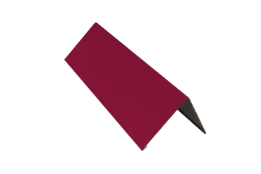 Планка конька плоского 150x150x2000 (бордовый)