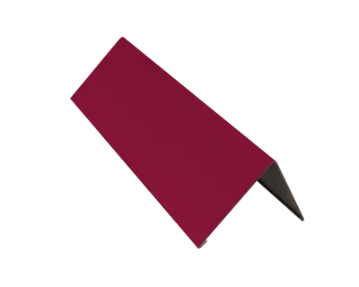Планка конька плоского 150x150x2000 (бордовый)