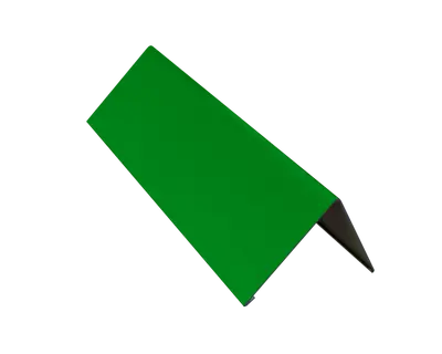 Планка конька плоского 150x150x2000 (зеленый)