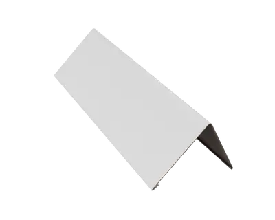 Планка конька плоского 150x150x2000 белая