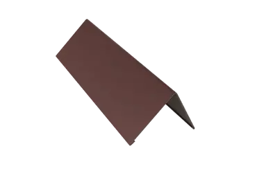 Планка конька плоского 150x150x2000 (коричневый)