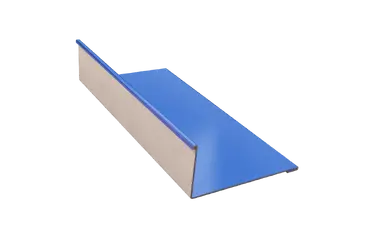Планка примыкания 100x100x2000 (синий)