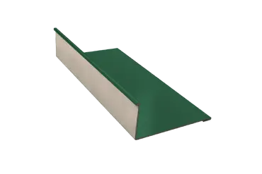 Планка примыкания 75x75x2000 (зеленый)