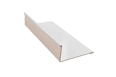 Планка примыкания 75x75x2000 белая