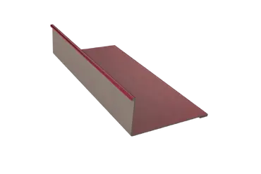 Планка примыкания 75x75x2000 (бордовый)