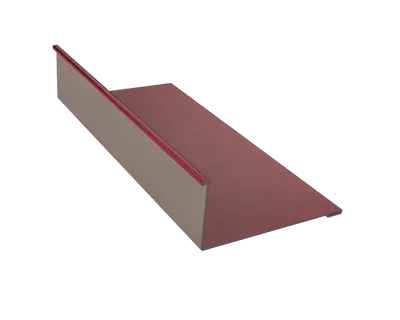 Планка примыкания 50x50x2000 (бордовый)