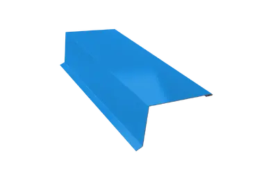 Торцевая планка для кровли 90x100x2000 мм синий
