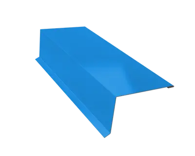 Торцевая планка для кровли 90x100x2000 мм синий