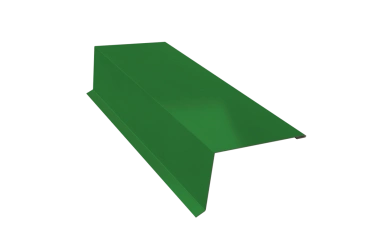Торцевая планка для кровли 90x100x2000 мм зеленый