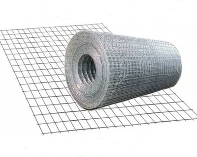 Сетка сварная оцинкованная, рулон 1,0х25 м, яч 50х60 мм, д 1,4