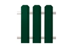 Штакетник фигурный 0,45 Кантри RAL 6005 Зеленый