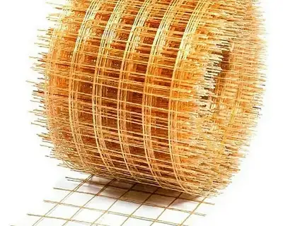 Стеклопластиковая сетка КСП, рулон 1,0х10 м, яч 50х50 мм, д 2,0 мм