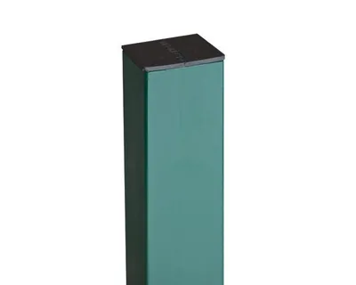 Столб для забора металлический 40x40x2500 зеленый