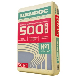 Цемент М500 Цемрос Экстра I 42,5Б 50 кг